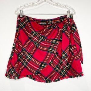 Judith March Plaid Skirt Size L